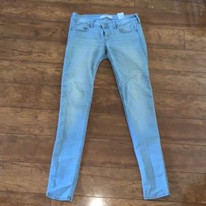 Hollister light wash skinny jeans